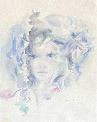 Shan-Merry, Hurle-Vent, 1980, Watercolor-FMZ-1381035