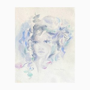 Shan-Merry, Hurle-Vent, 1980, Watercolor-FMZ-1381035