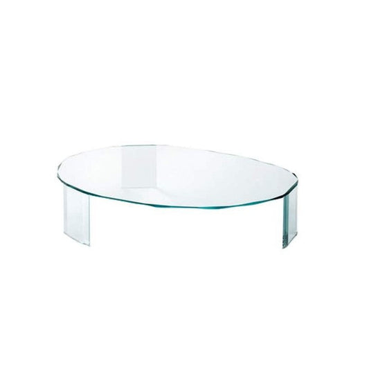 KOOH-I-NOOR - Low oval crystal coffee table