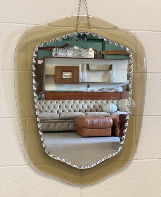 Shaped Mirror from Cristal Art, 1970s-NPC-1757118