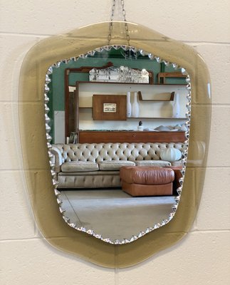 Shaped Mirror from Cristal Art, 1970s-NPC-1757118