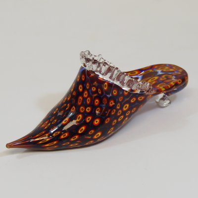 Shaped Murano Glass Shoe from Fratelli Toso, 1960s-NE-672701