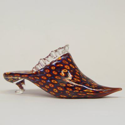 Shaped Murano Glass Shoe from Fratelli Toso, 1960s-NE-672701