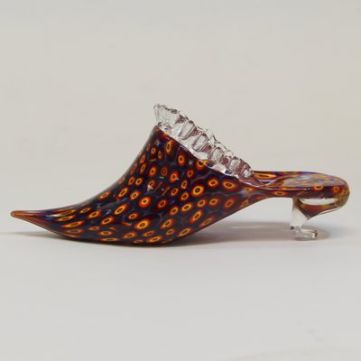 Shaped Murano Glass Shoe from Fratelli Toso, 1960s-NE-672701