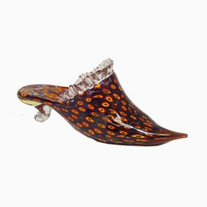 Shaped Murano Glass Shoe from Fratelli Toso, 1960s-NE-672701