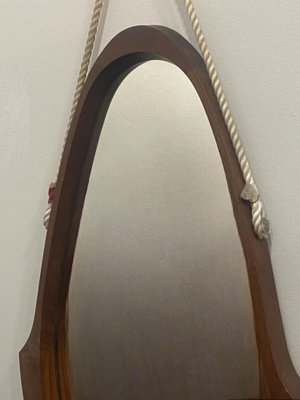 Shaped Wooden Mirror, 1960s-DDQ-1757772