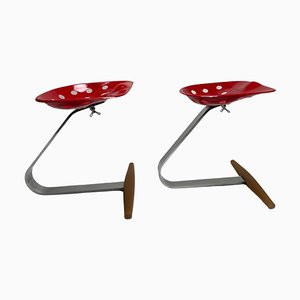 Sharecropper Stools by Achille & Pier Giacomo Castiglioni, 1970s, Set of 2-KKZ-1814267