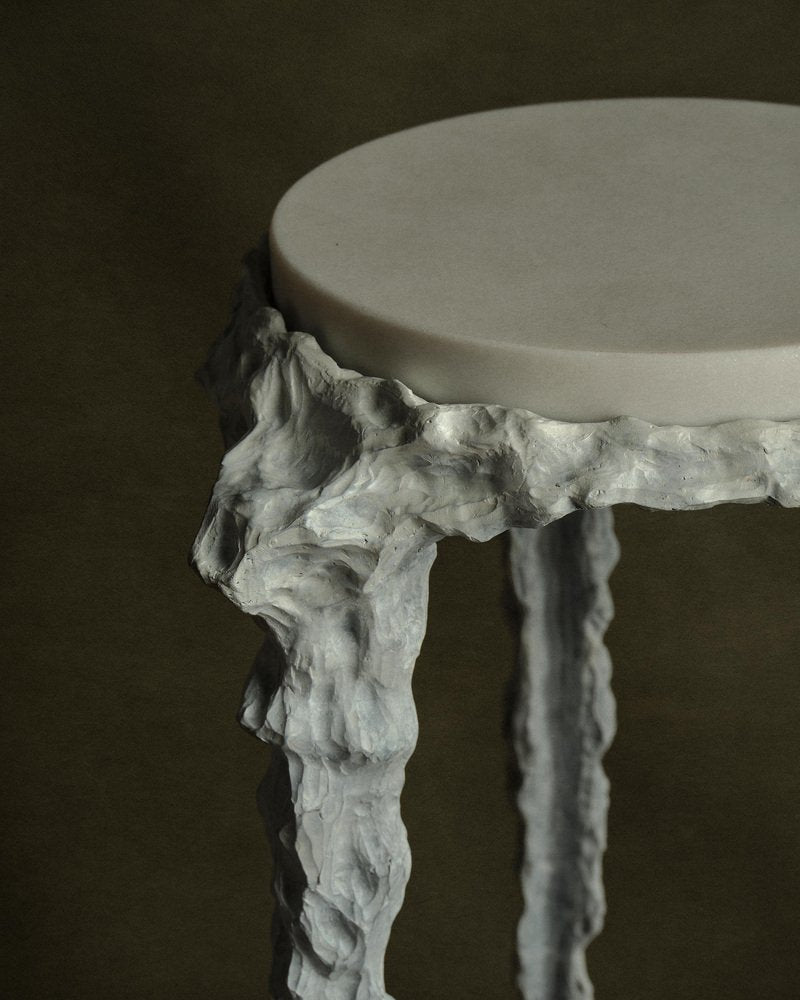 She's Lost Control Pedestal Table by William Guillon