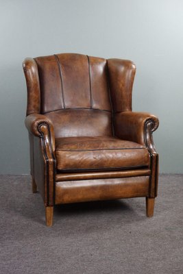 Sheep Leather Ear Lounge Chair-HPP-1750949