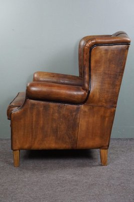 Sheep Leather Ear Lounge Chair-HPP-1750949