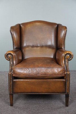 Sheep Leather Lounge Chair-HPP-1779847