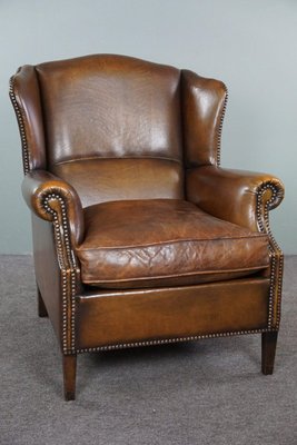 Sheep Leather Lounge Chair-HPP-1779847