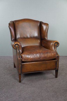 Sheep Leather Lounge Chair-HPP-1779847