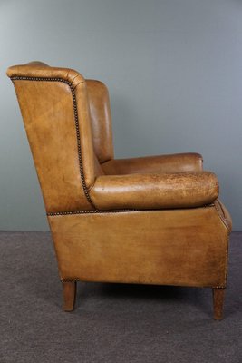 Sheep Leather Lounge Chair-HPP-1779848