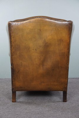 Sheep Leather Lounge Chair-HPP-1779847