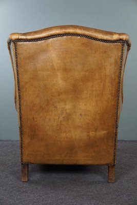 Sheep Leather Lounge Chair-HPP-1779848