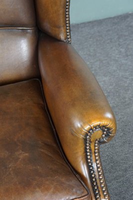 Sheep Leather Lounge Chair-HPP-1779847