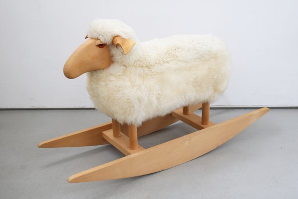 Sheep Rocking Horse by Hanns Peter Krafft for Meier, 1980s-FJP-2033708