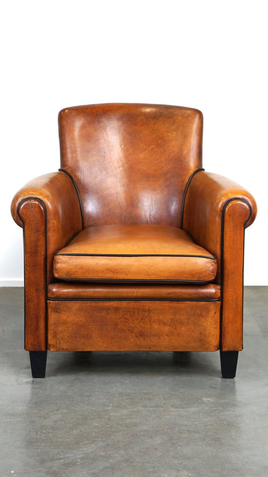 Sheepskin Leather Design Armchair