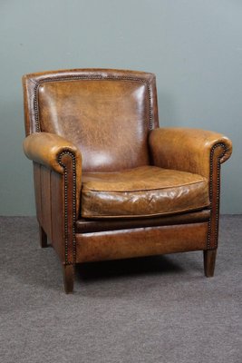 Sheepskin Leather Lounge Chair-HPP-1750952