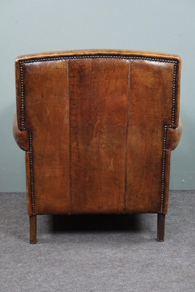 Sheepskin Leather Lounge Chair