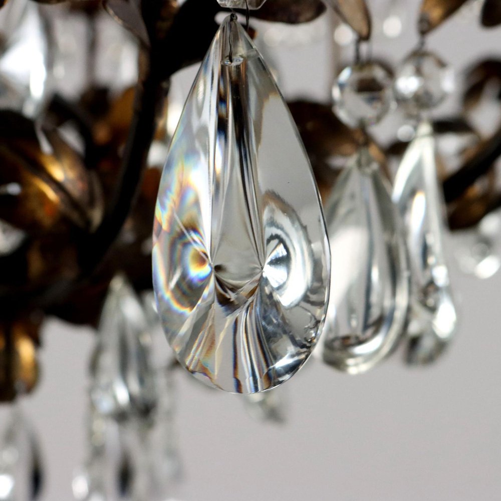 Sheet Metal and Glass chandelier