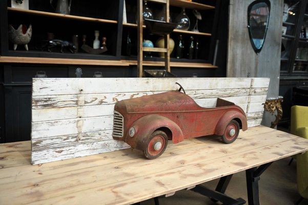 Sheet Metal Toy Car Sign, 1930s-NEN-2041890