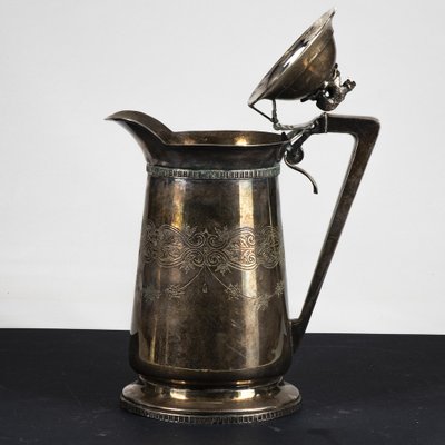 Sheffield Chocolate Jug with Engraved Decorations, 1950-RAQ-1800765