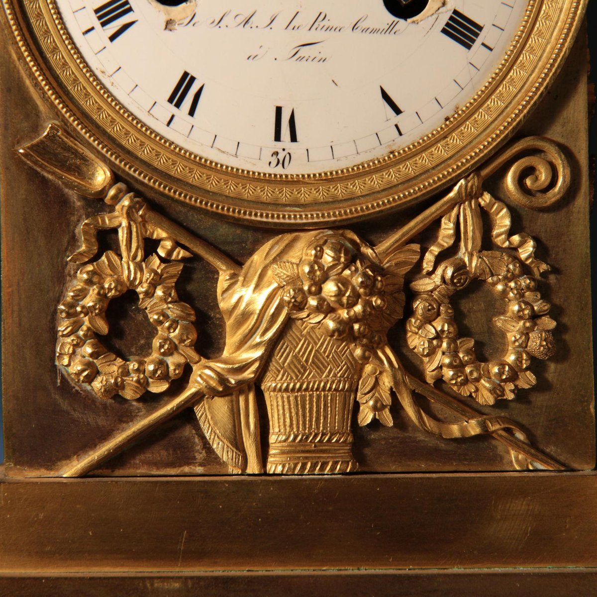 Shelf Clock with Figure