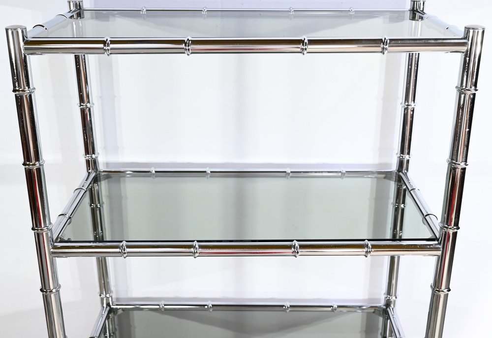 Shelf in Chromed Metal, 1970