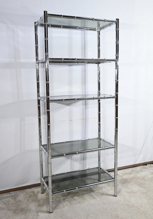 Shelf in Chromed Metal, 1970