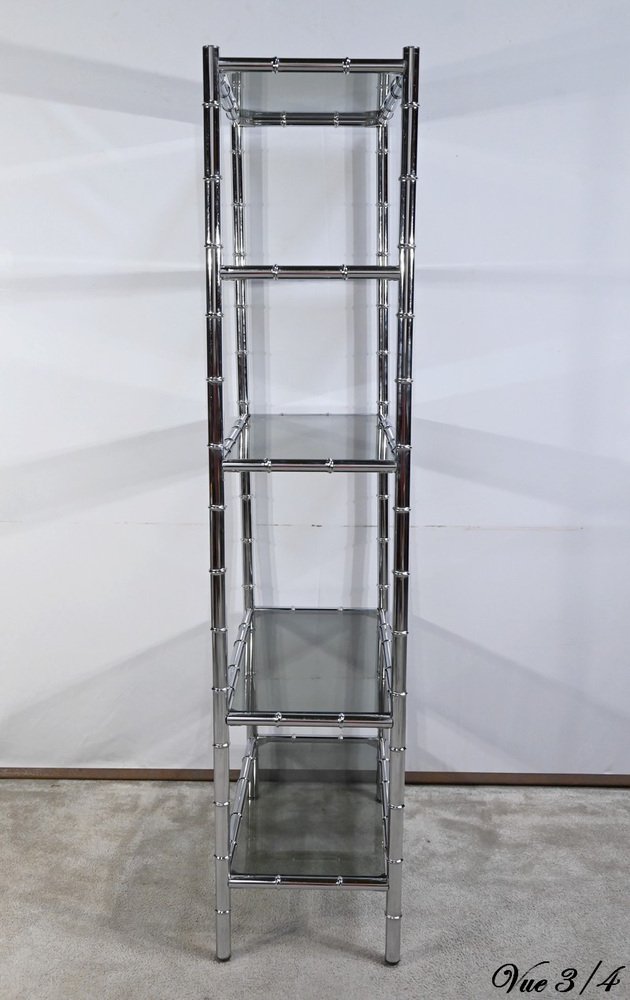 Shelf in Chromed Metal, 1970