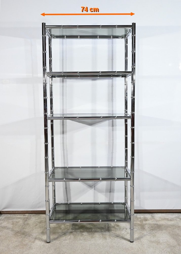 Shelf in Chromed Metal, 1970