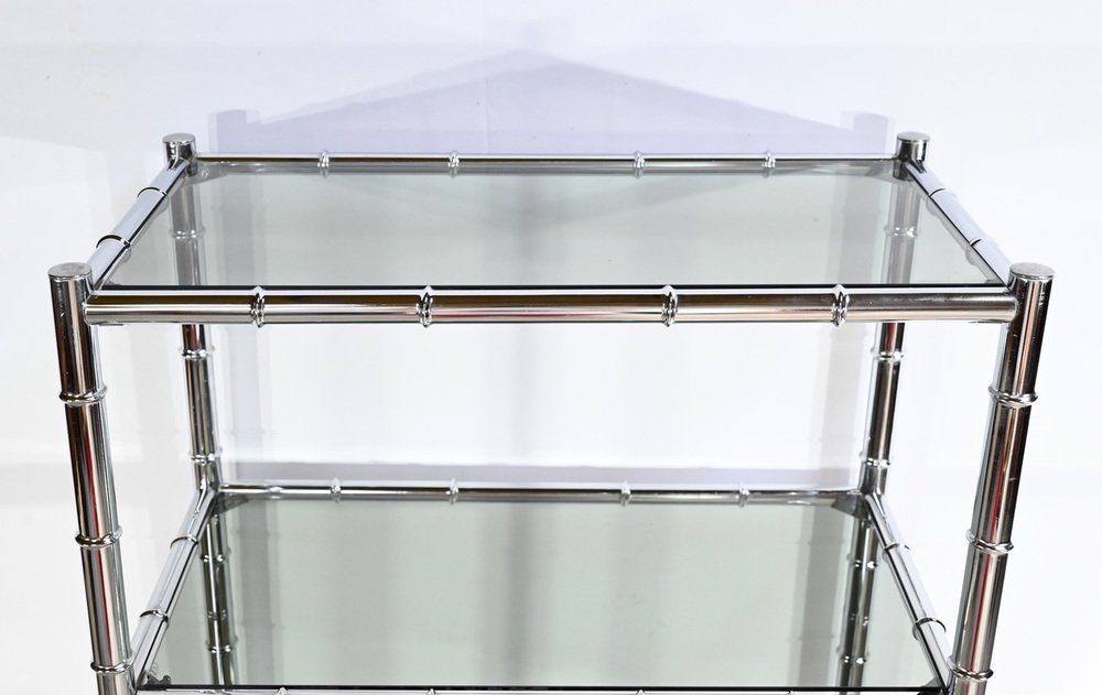 Shelf in Chromed Metal, 1970