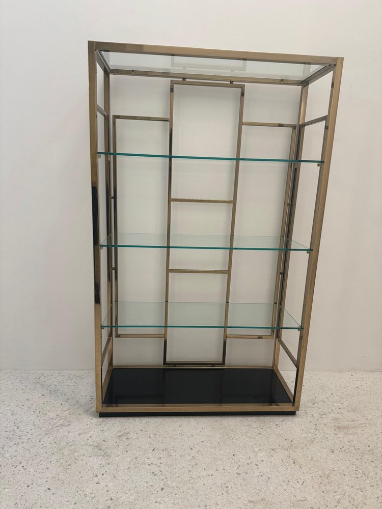 Shelf in Gilded Metal, 1970s-JG-1812998