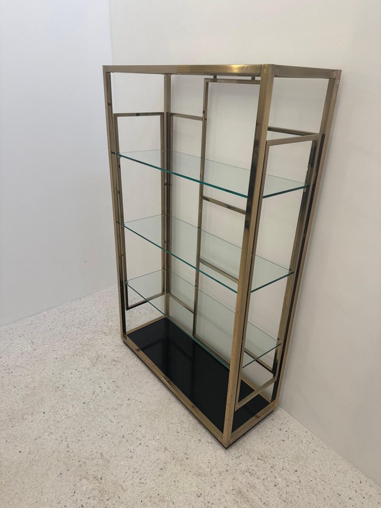 Shelf in Gilded Metal, 1970s