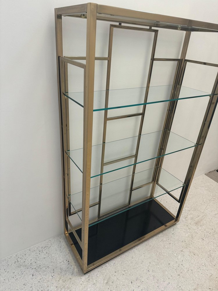 Shelf in Gilded Metal, 1970s