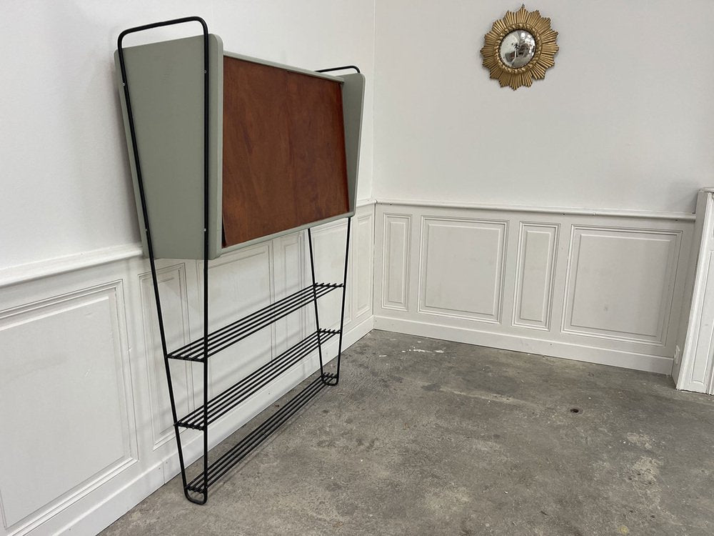 Shelf in Metal and Wood, 1970s