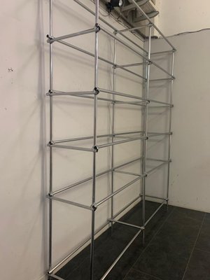 Shelf in Tubular Chrome with Metal Clamps from S.B.E., 1960s-IJR-838401