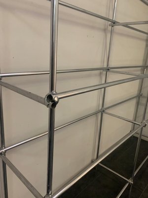 Shelf in Tubular Chrome with Metal Clamps from S.B.E., 1960s-IJR-838401