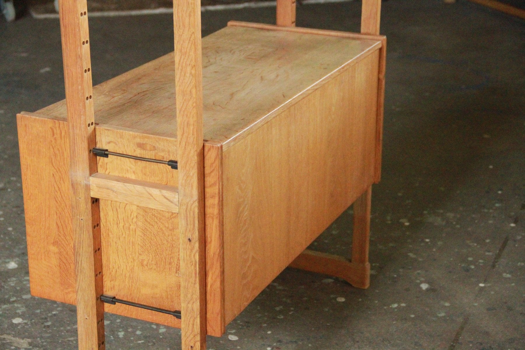 Shelf System in Oak by Henning Kjærnulf, 1960s