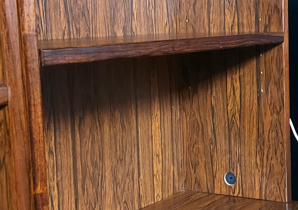 Shelf Unit in Rosewood Veneer, 1950s, Set of 2