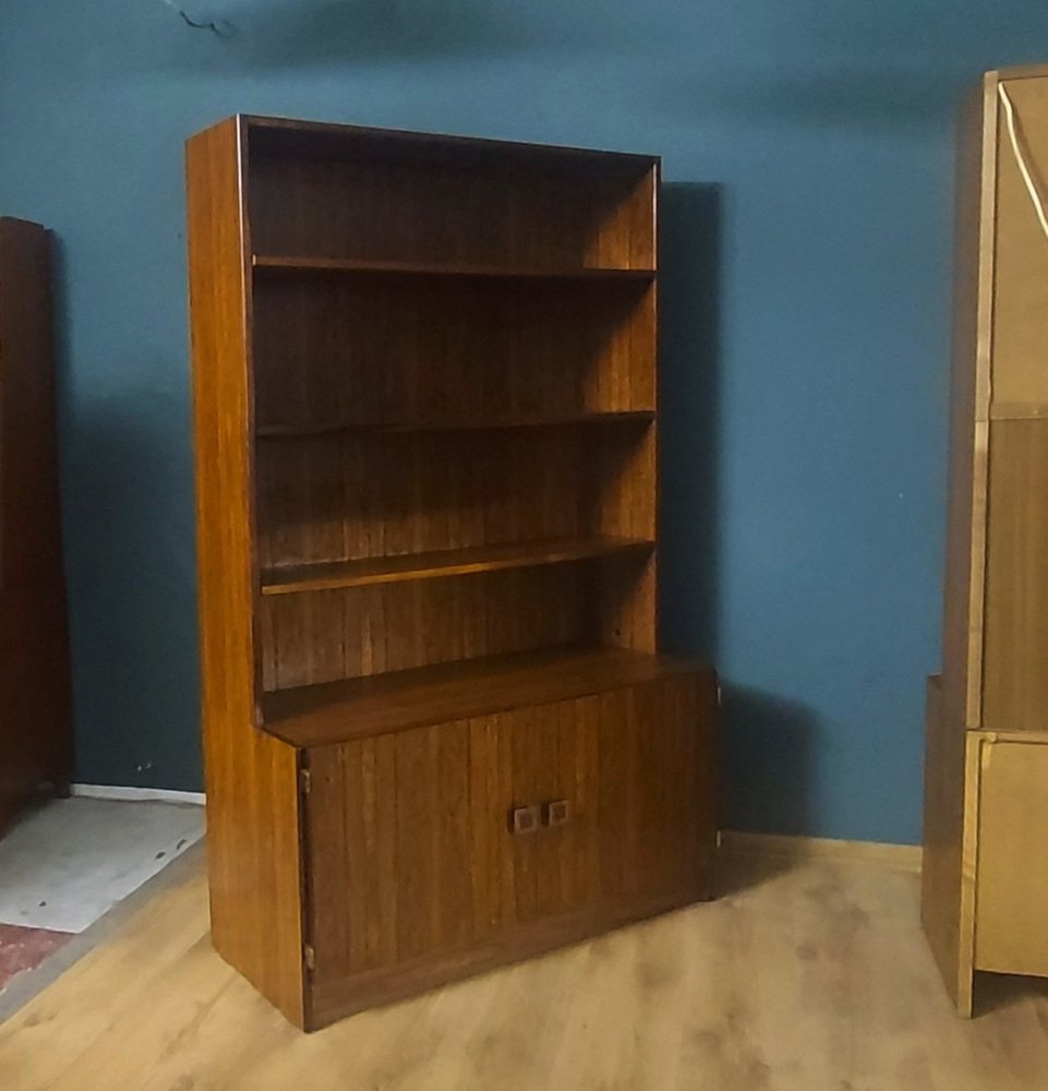 Shelf Unit in Rosewood Veneer, 1950s, Set of 2