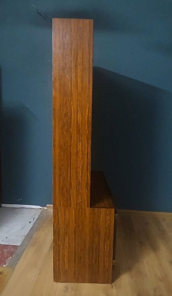 Shelf Unit in Rosewood Veneer, 1950s, Set of 2