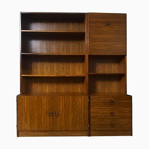 Shelf Unit in Rosewood Veneer, 1950s, Set of 2-KDW-1743084