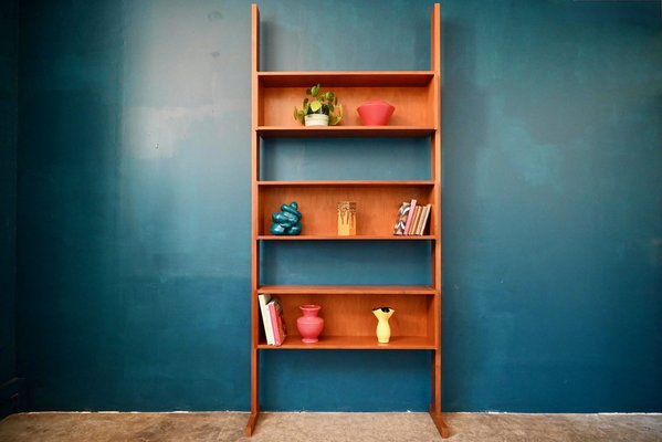 Shelf with Italian Teak Wall Box-AIU-1734383