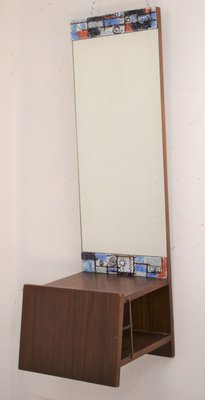 Shelf with Mirror by Siva Poggibonsi, Italy, 1960s-AOL-1256192