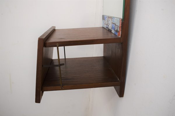 Shelf with Mirror by Siva Poggibonsi, Italy, 1960s-AOL-1256192