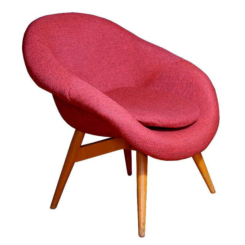 Shell Armchair by Miroslav Navratil for Vertex, 1960s-GIW-795394