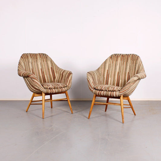 Shell Armchairs, 1960s, Set of 2